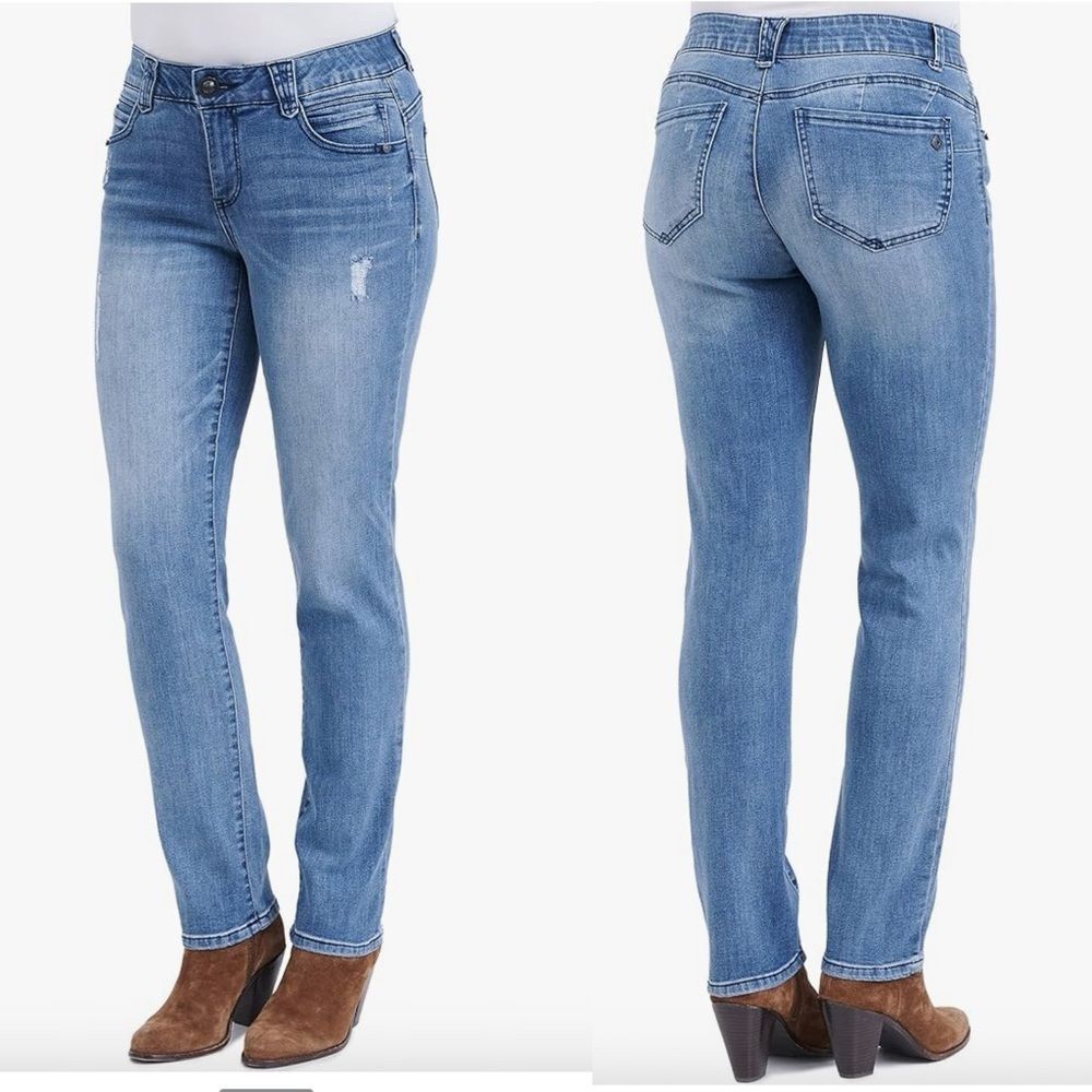 Democracy Women's Ab Solution Straight Leg Jean Sz 16